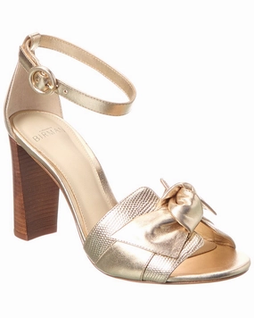 Alexandre Birman Maxi Clarita Block 90 Leather Sandal