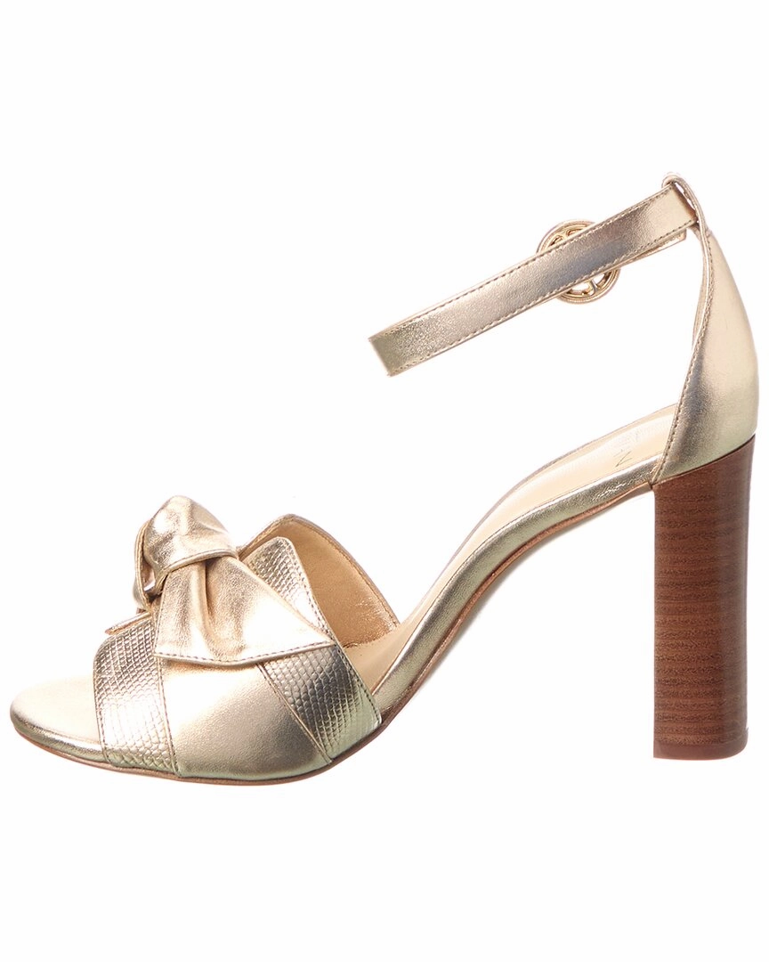 Alexandre Birman Maxi Clarita Block 90 Leather Sandal