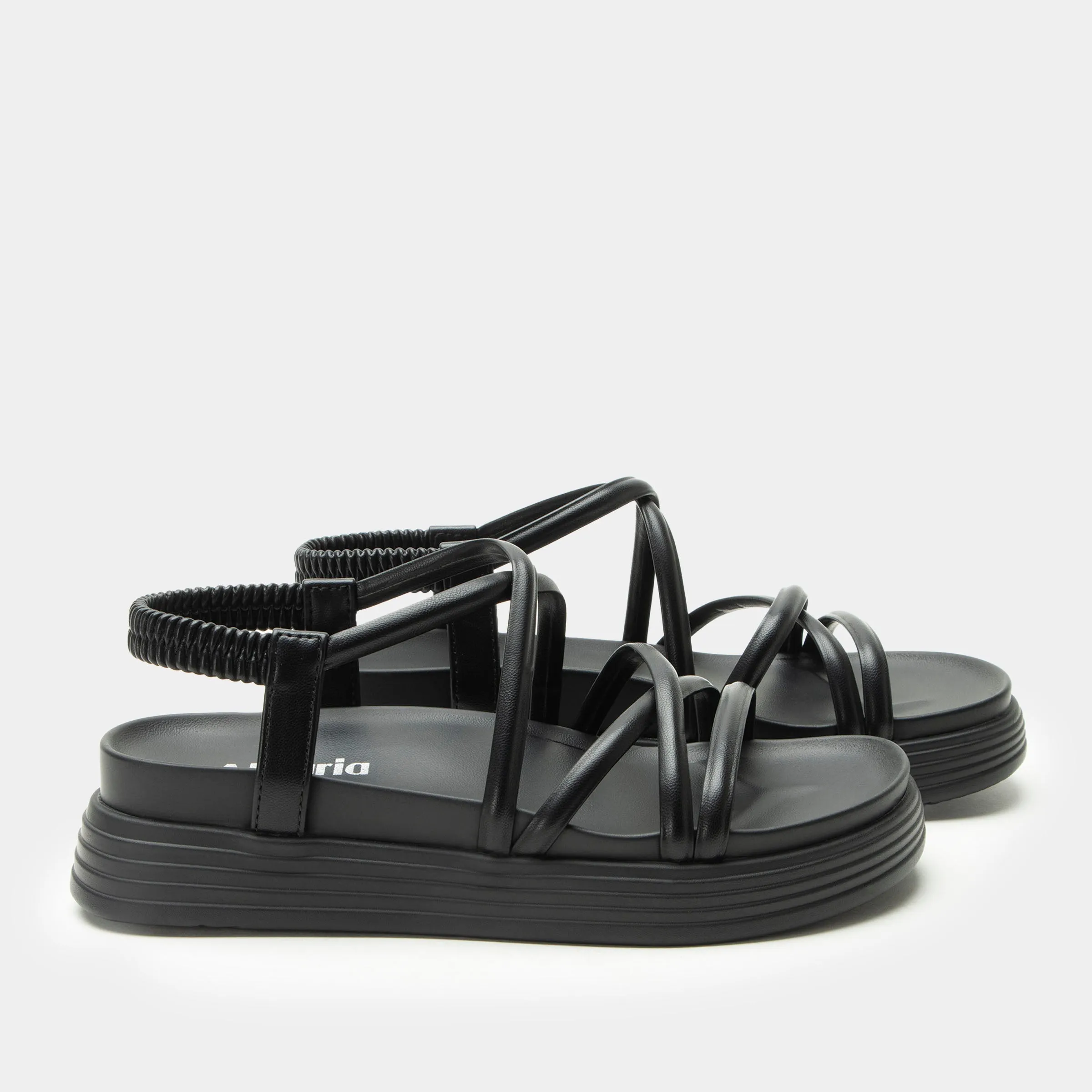 Audie Caviar Sandal