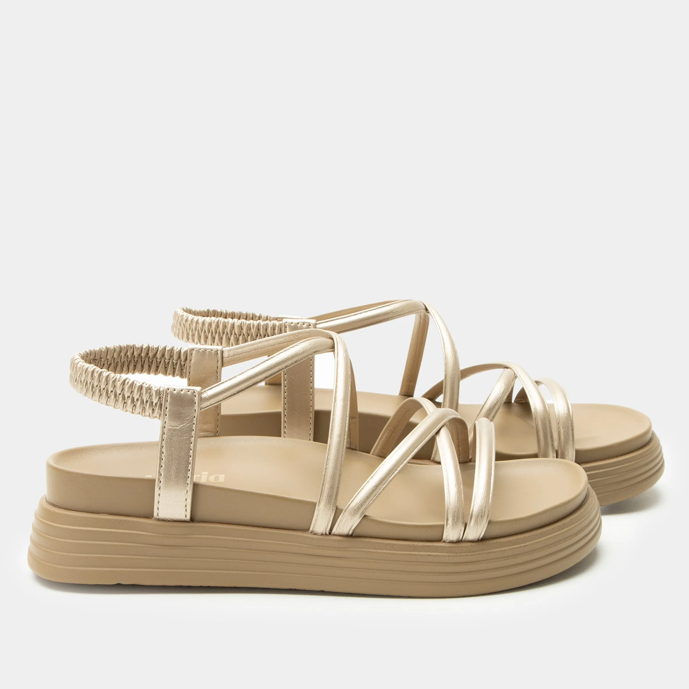 Audie Champagne Sandal