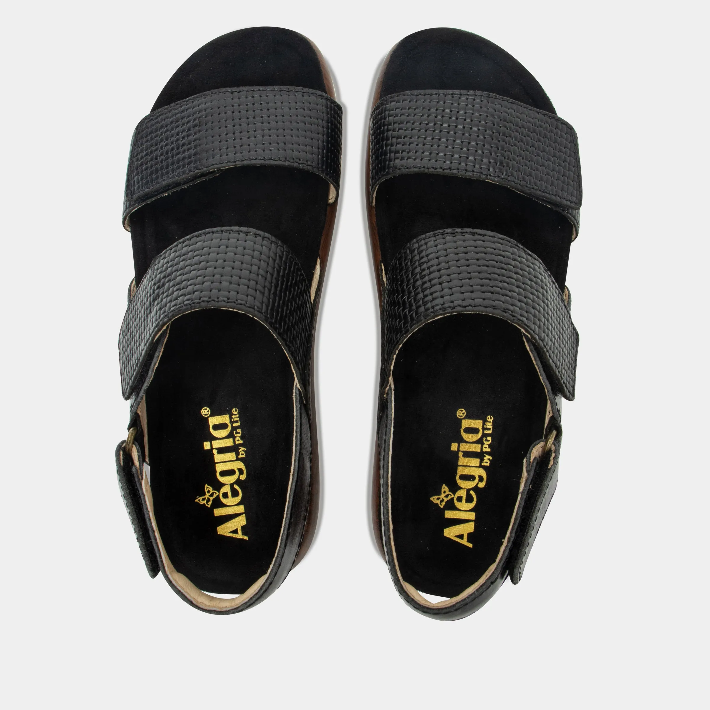 Bailee Woven Noir Sandal