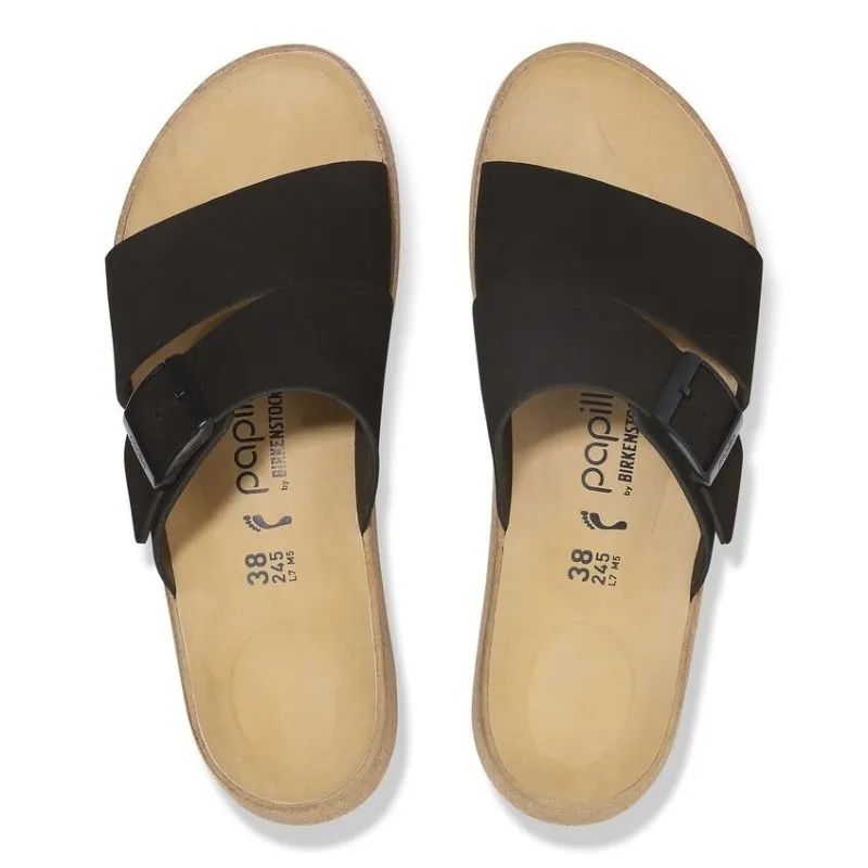 Birkenstock Women's Papillio Almina - Black Nubuck