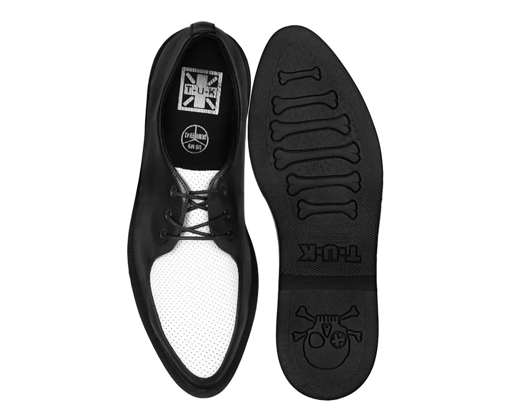 Black & White Pointed Jam Shoe