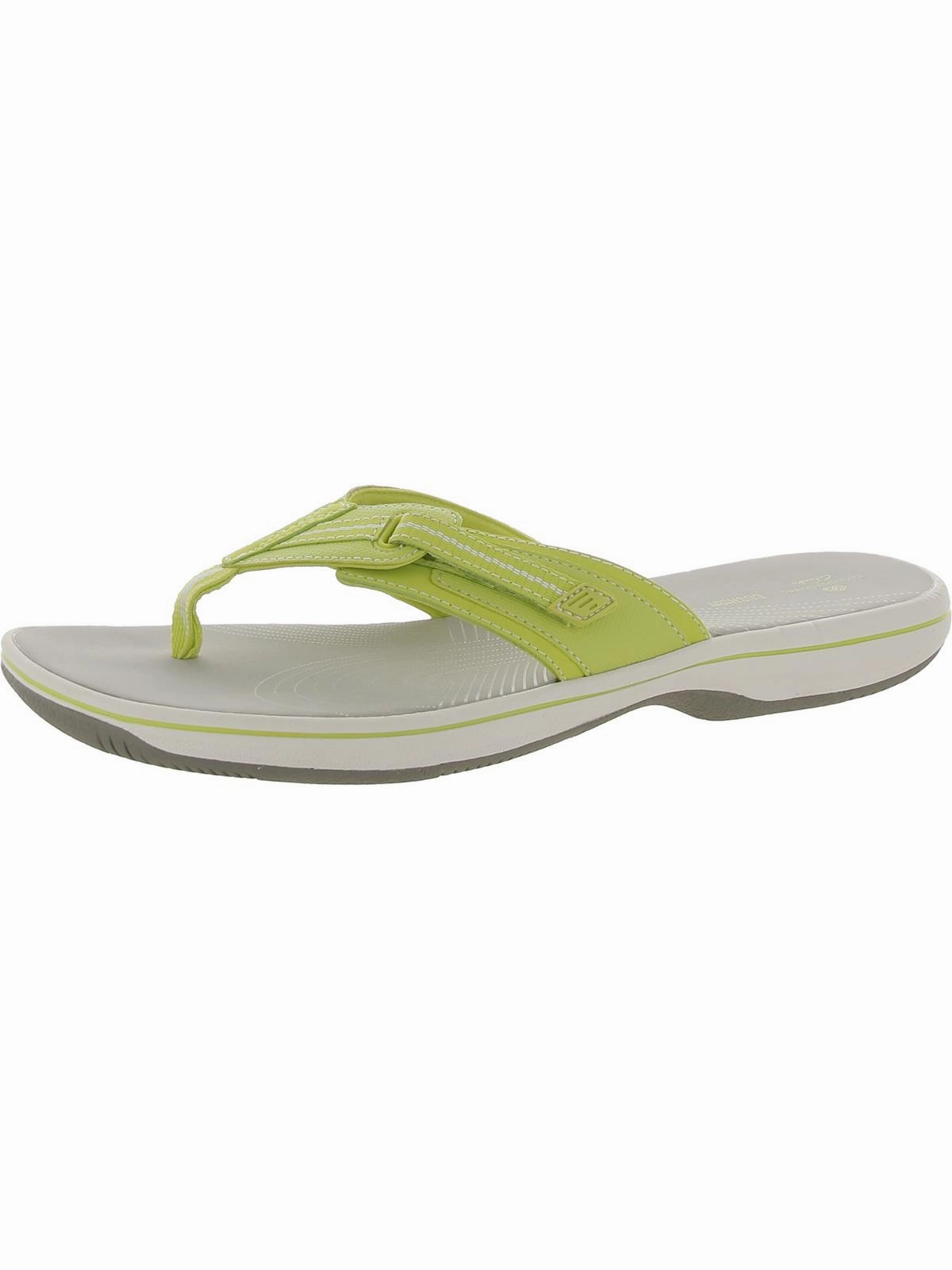 Brinkley Jazzh Womens Toe-Post Cushioned Footbed Flip-Flops