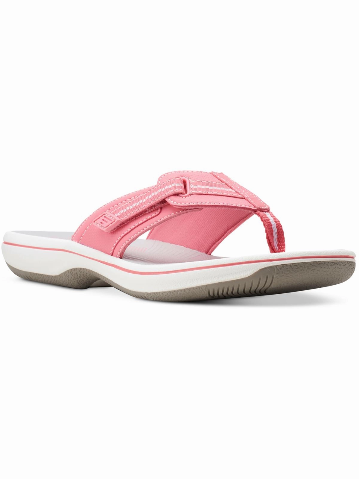 Brinkley Jazzh Womens Toe-Post Cushioned Footbed Flip-Flops