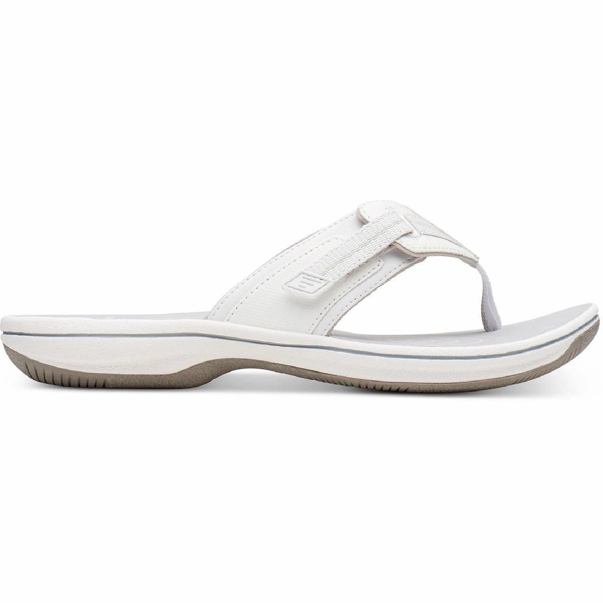Brinkley Jazzh Womens Toe-Post Cushioned Footbed Flip-Flops