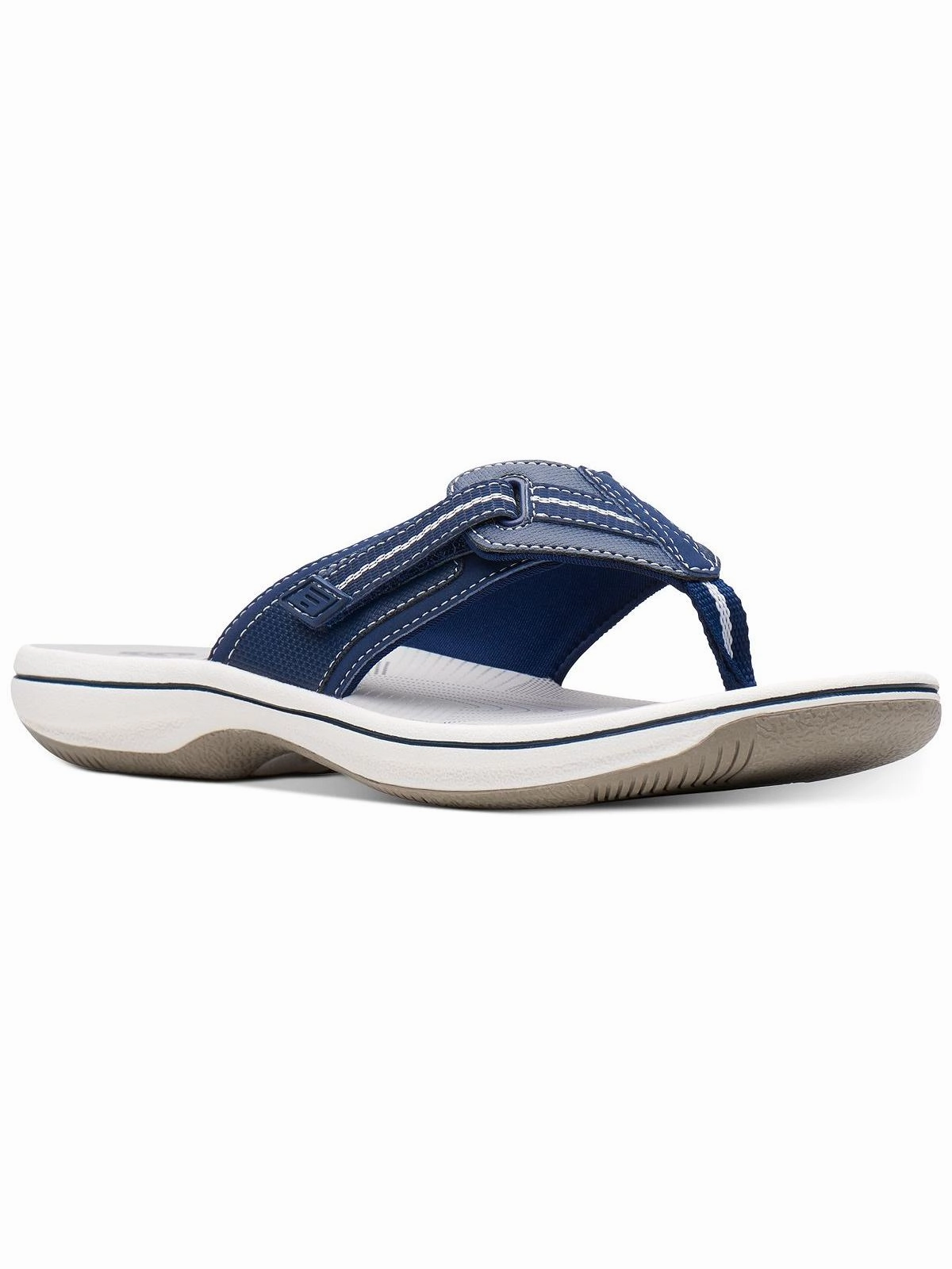 Brinkley Jazzh Womens Toe-Post Cushioned Footbed Flip-Flops