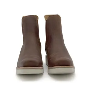 Brown Distressed Bison Swedge - M2201