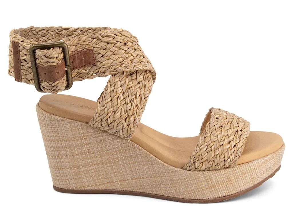 CHOCOLAT BLU ISABEL RAFFIA - NATURAL
