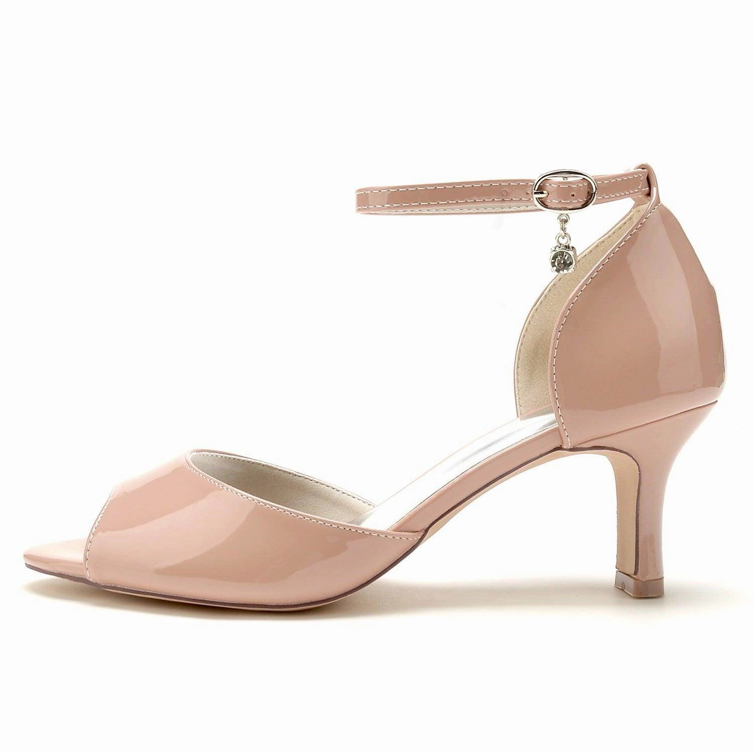 Chunky Heel 6.5cm Patent Leather Shoes CK0308