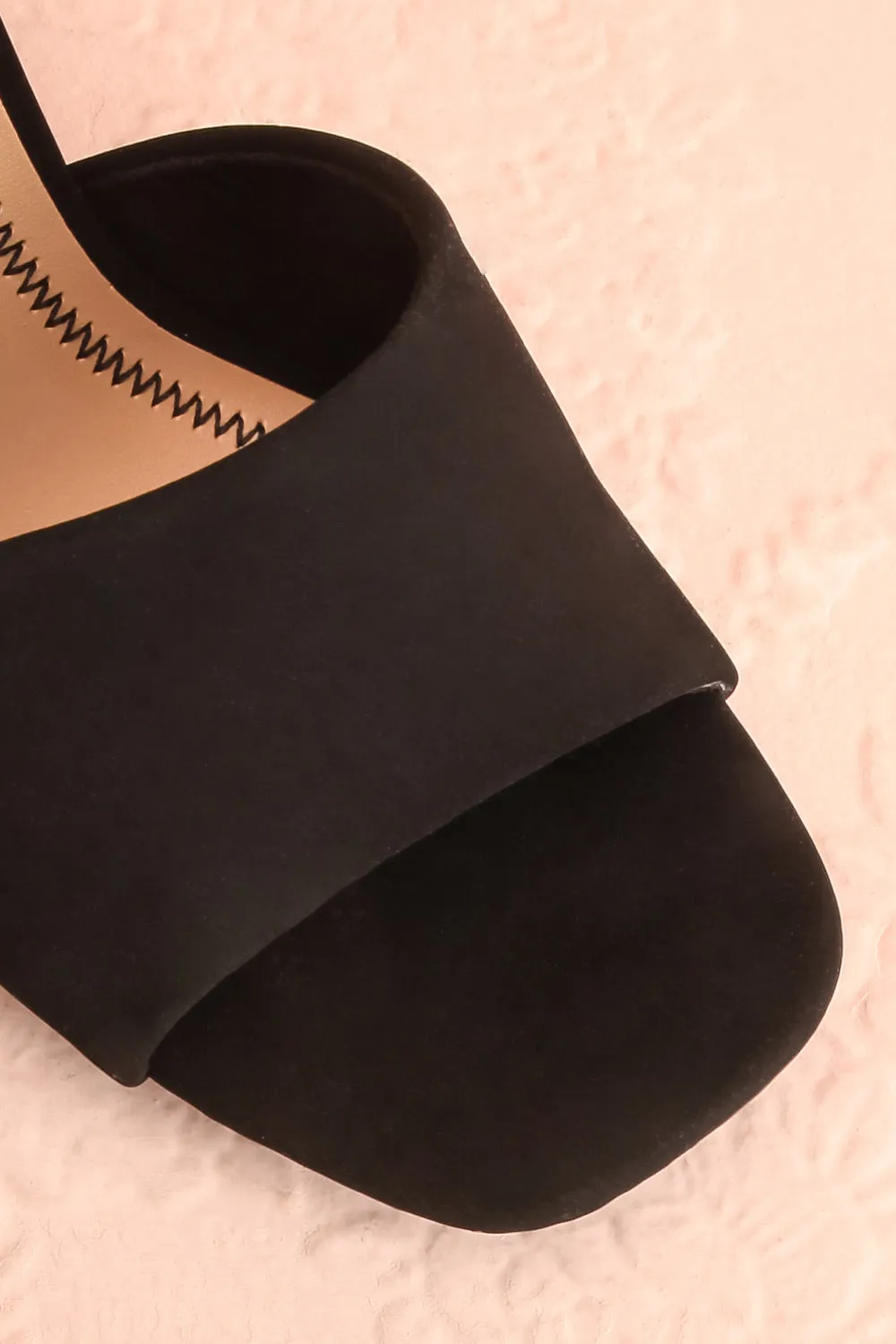 Cinah | Black High Heel Sandals