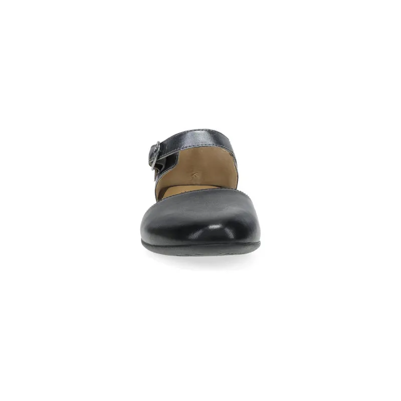 Dansko Women's Liv - Black/Pewter Metallic Nappa