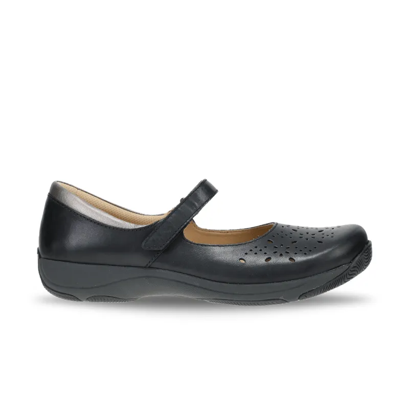 Dansko Women's Stacy - Black Waxy Burnished