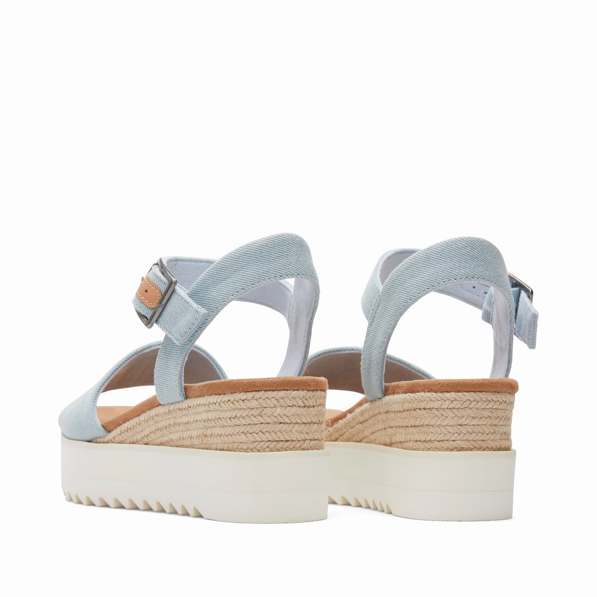 Diana Blue Denim Wedge Sandal