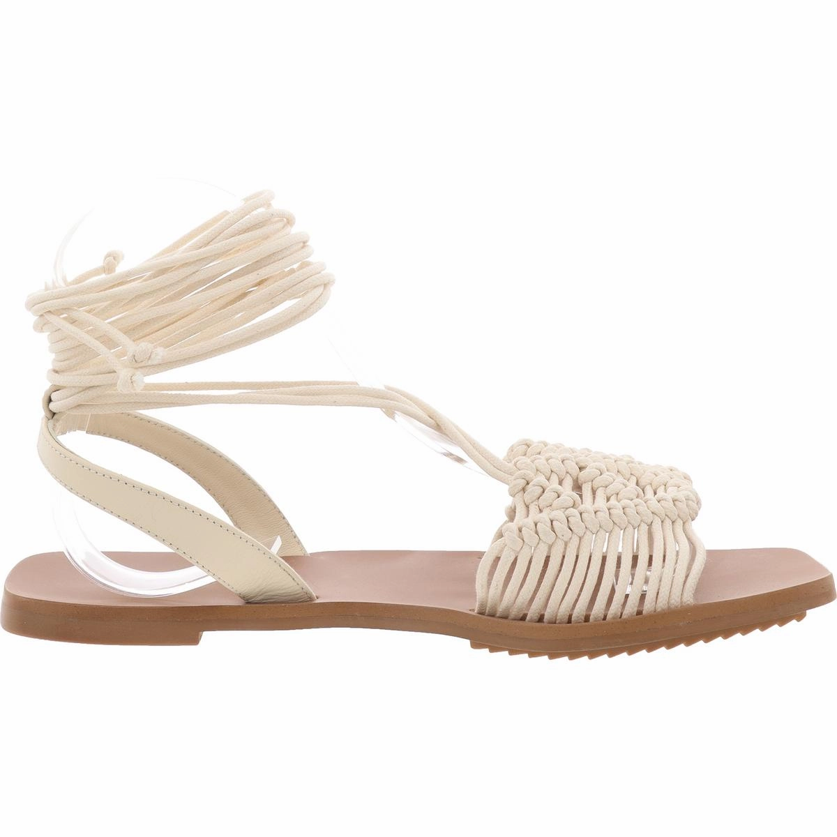 Donna Womens Strappy Leather Strappy Sandals