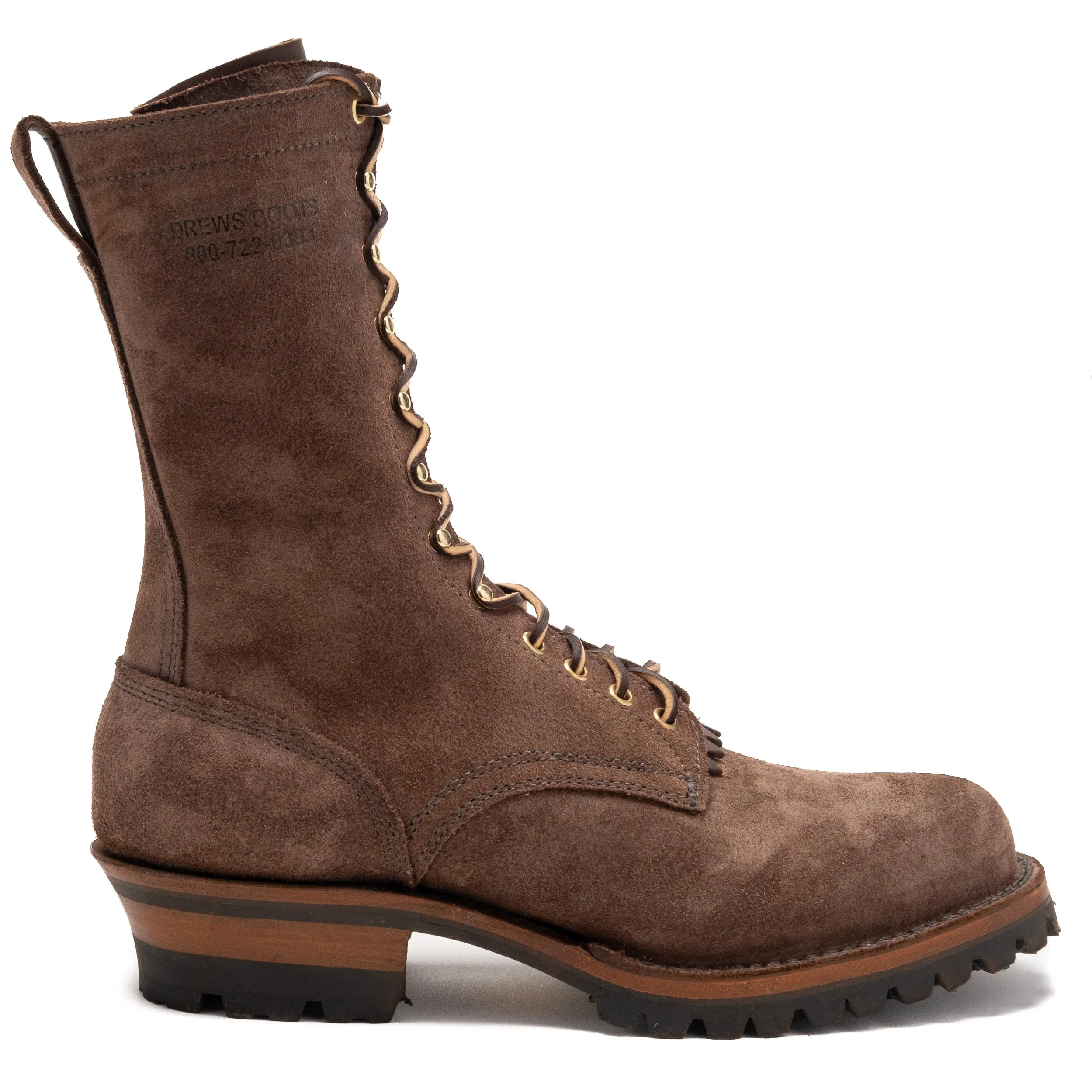 DREW'S ALL BROWN ROUGHOUT - #DRA409V-BRNRO