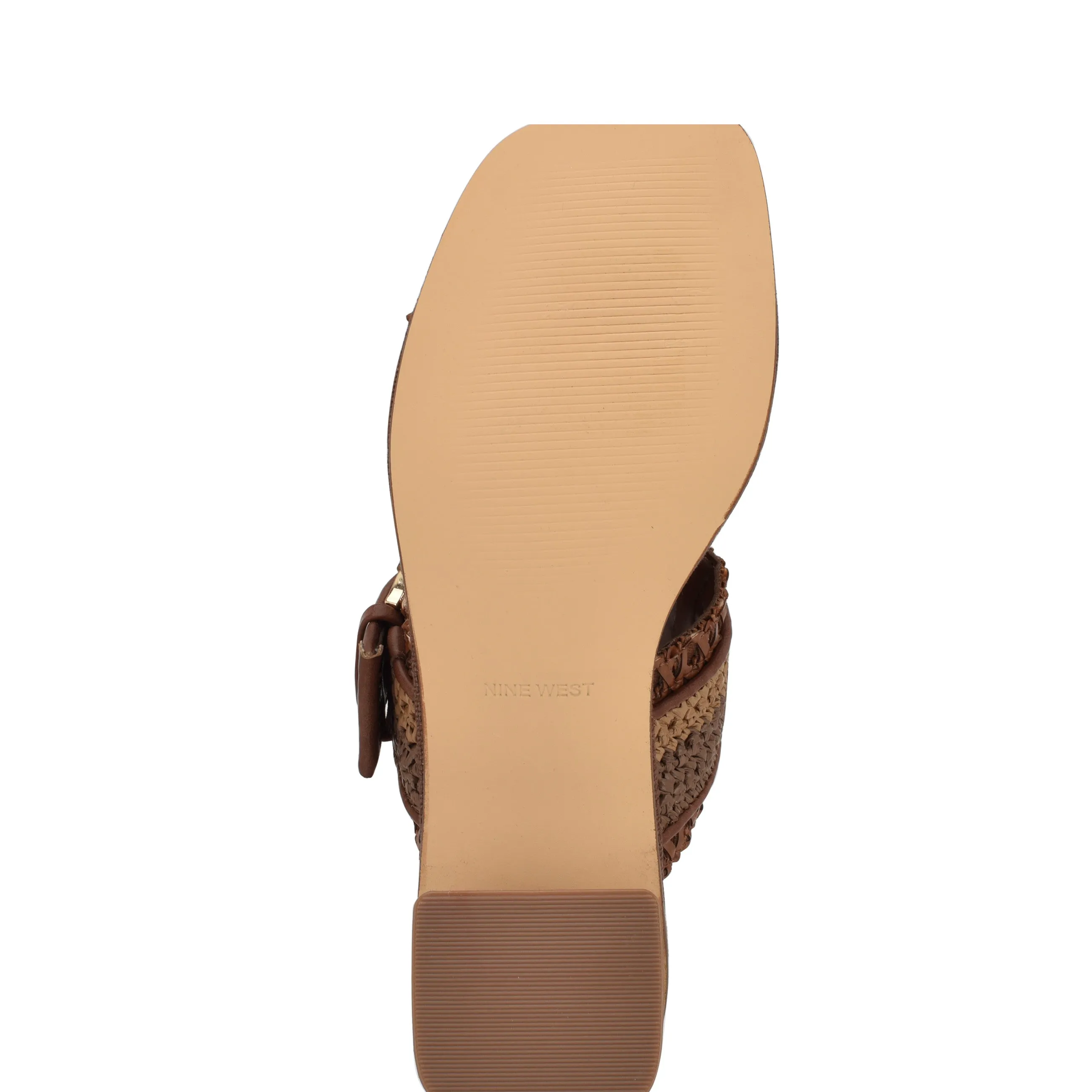 Ebels Block Heel Slide Sandals