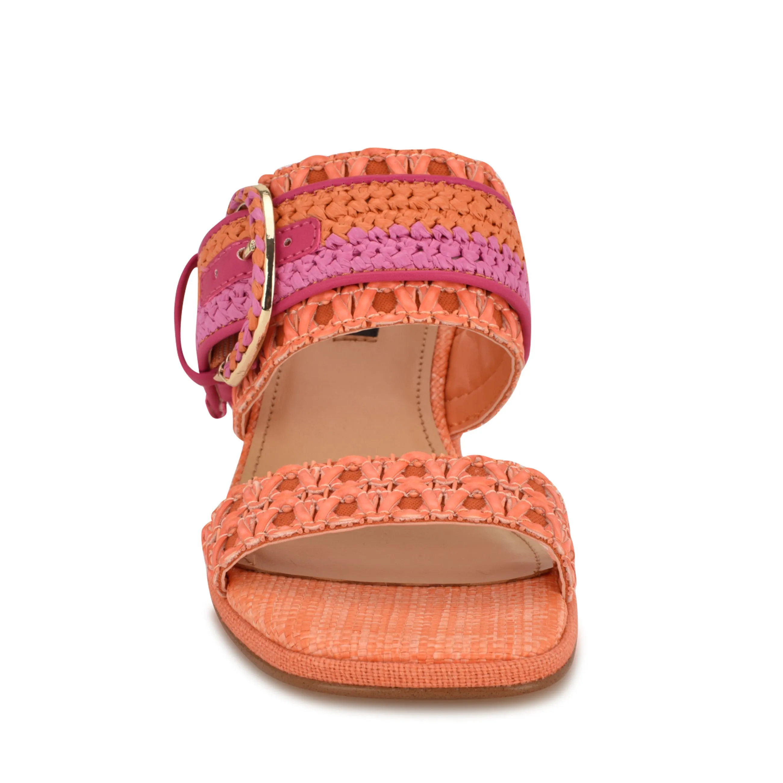 Ebels Block Heel Slide Sandals