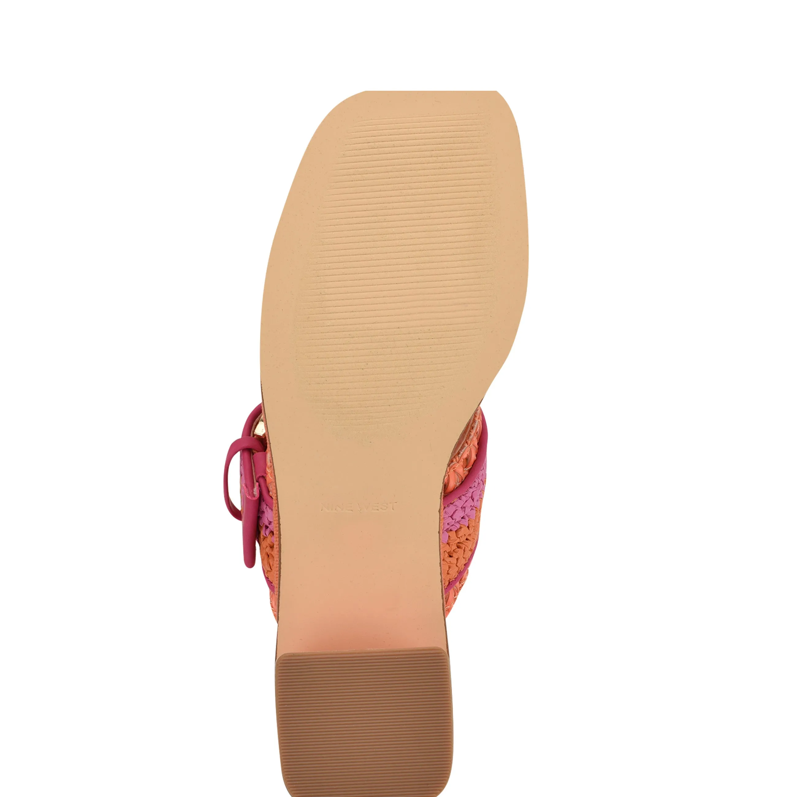 Ebels Block Heel Slide Sandals