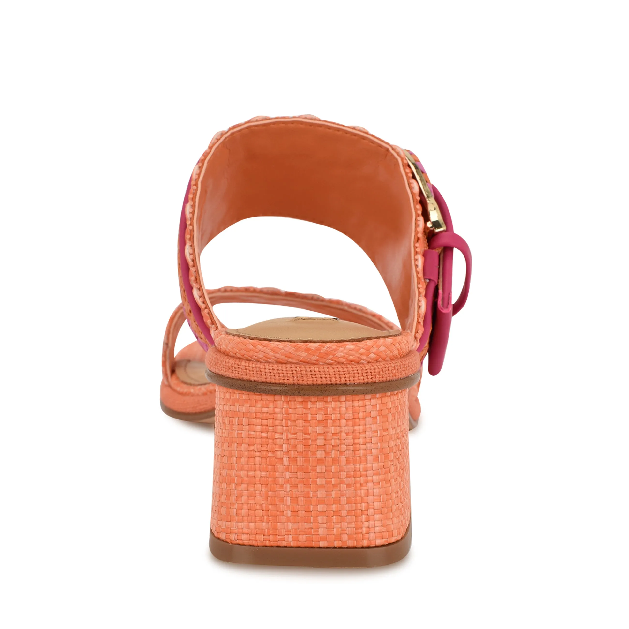 Ebels Block Heel Slide Sandals