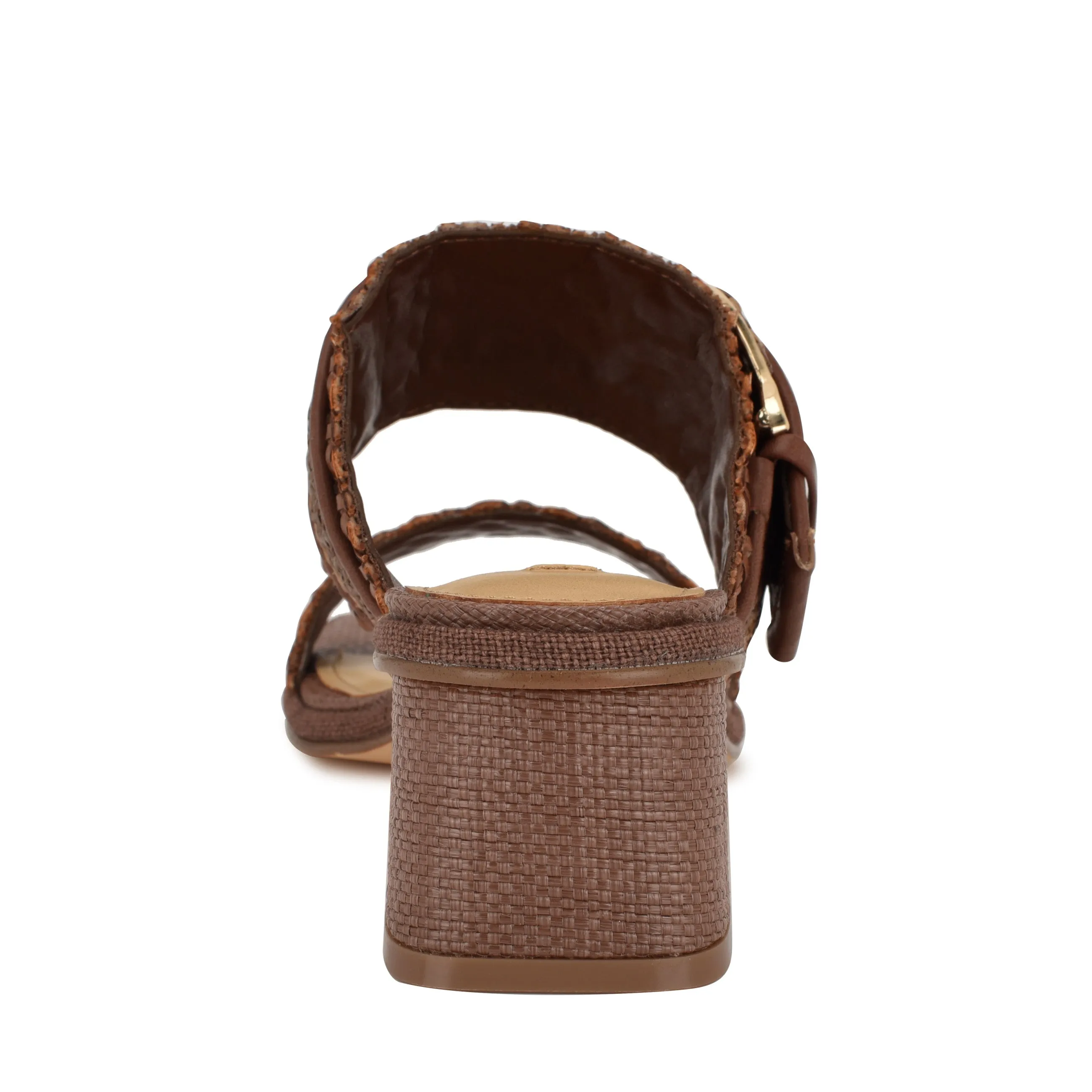 Ebels Block Heel Slide Sandals