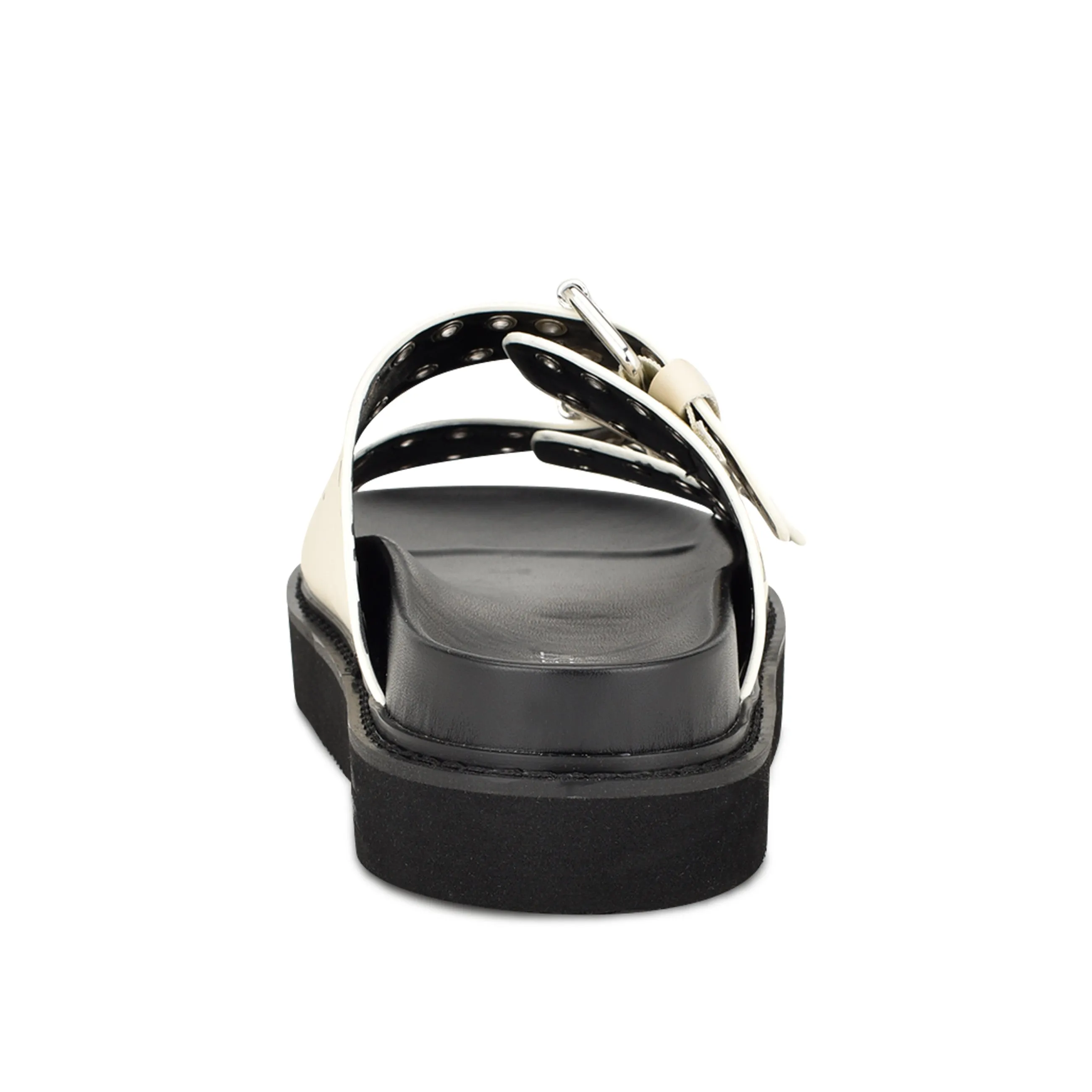 Eleny Buckle Slide Sandals