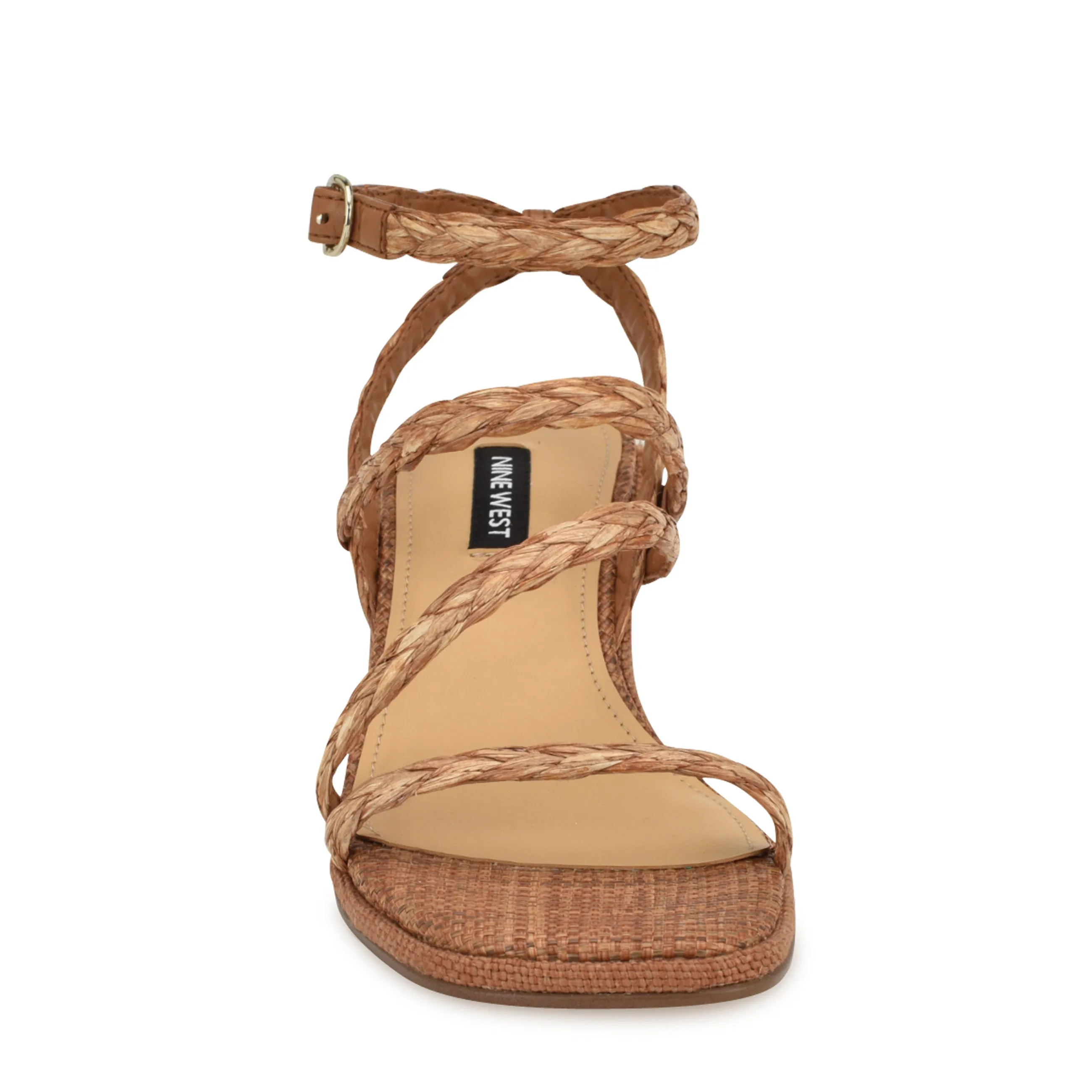 Emolly Raffia Block Heel Sandals