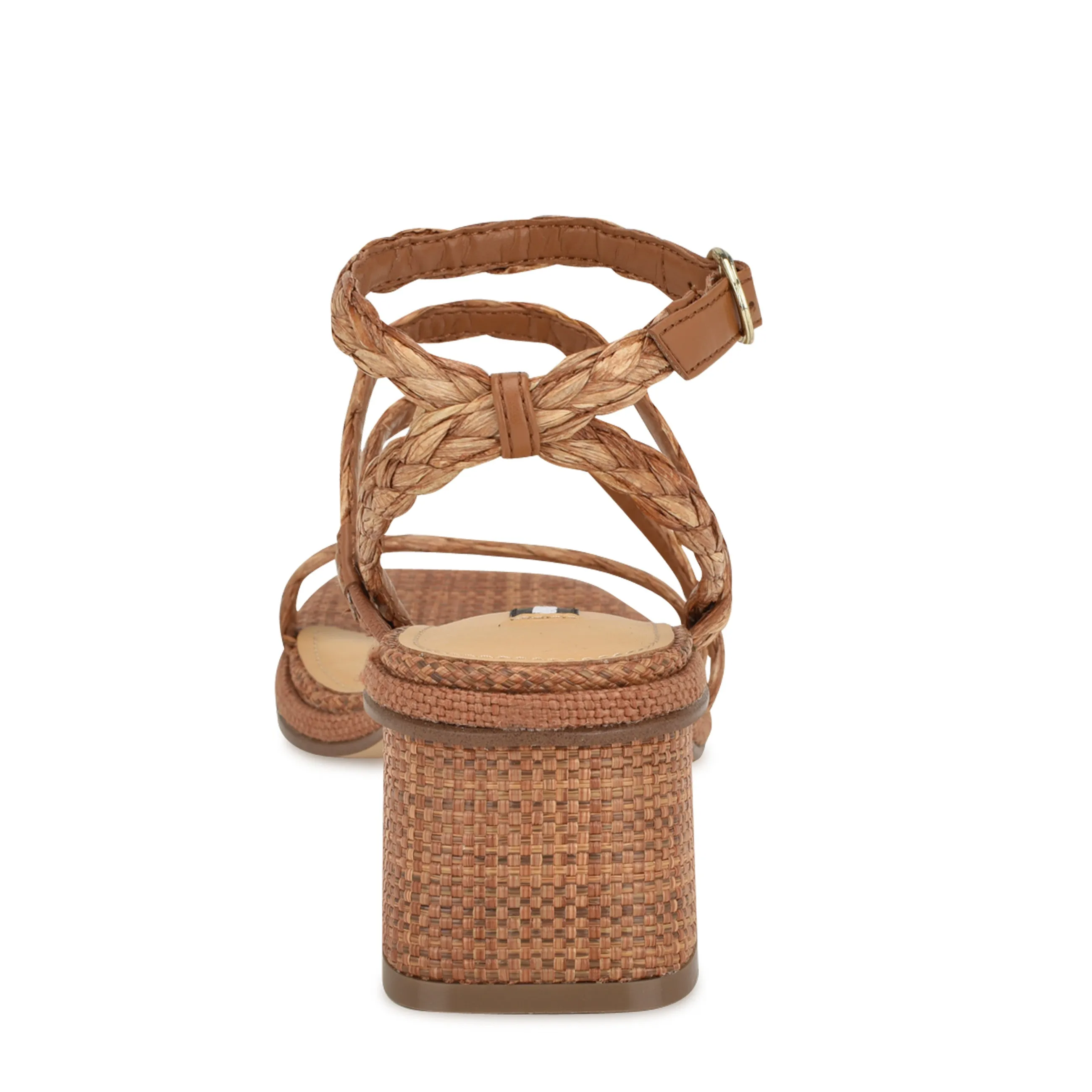 Emolly Raffia Block Heel Sandals