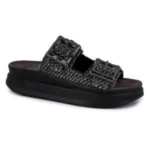 FANTASY SANDALS BAMBOO - BLACK KNIT