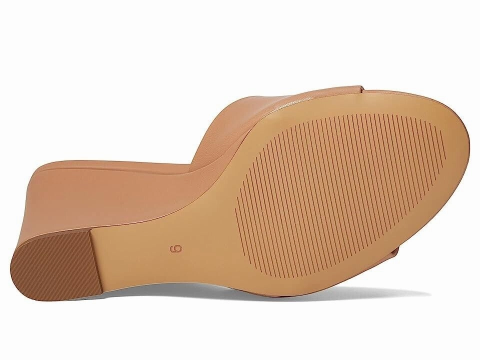 FARYL By Farylrobin Skye Sandal Women's US 12 Brown Round Toe Wedge Heel KHD910