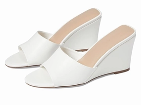 Faryl by Farylrobin Skye Sandals Women's US 12 White Round Toe Wedge Heel KHD904