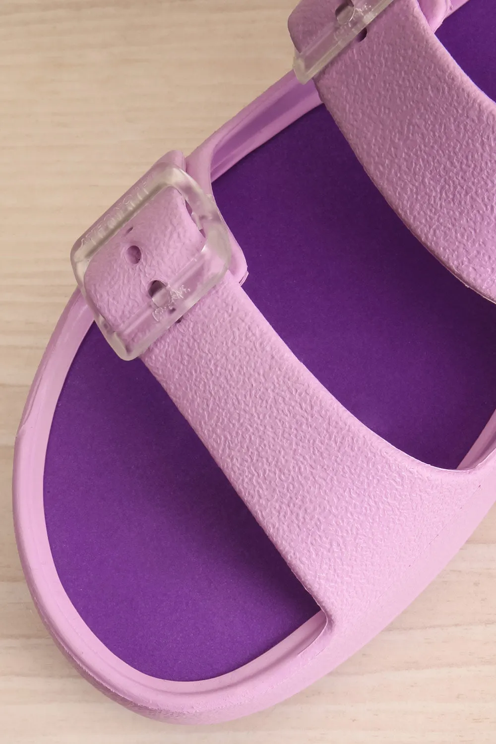 Fenix Lavender | Double Buckle Platform Sandals