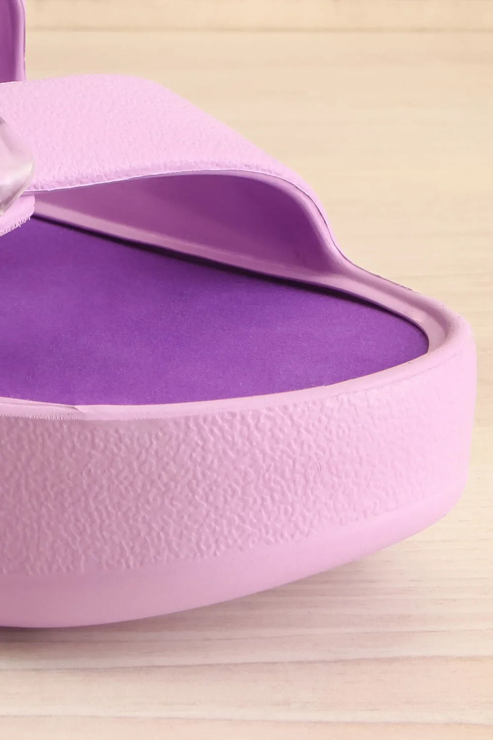 Fenix Lavender | Double Buckle Platform Sandals