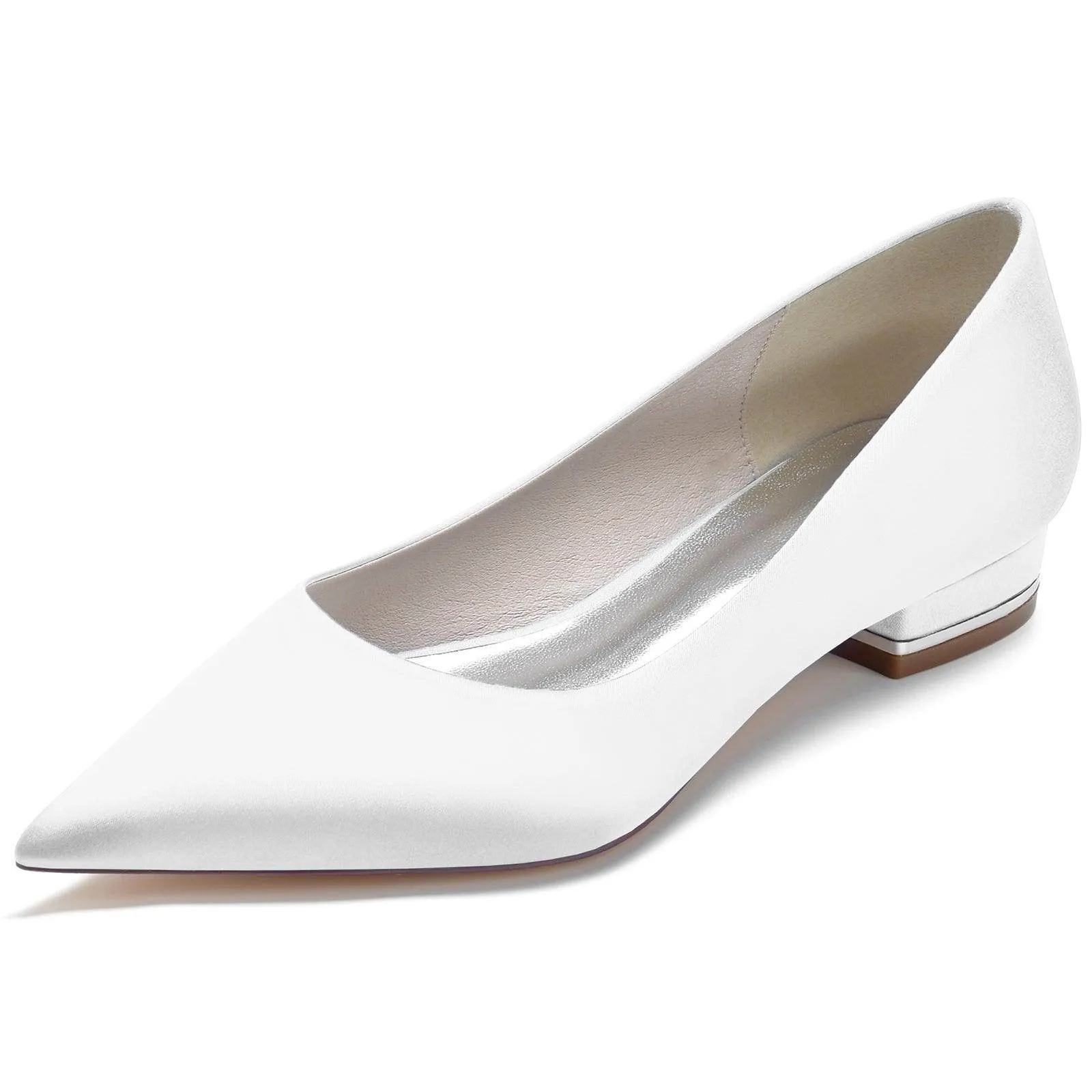 Flat Heel 2.5cm Silk-Like Shoes CK0243