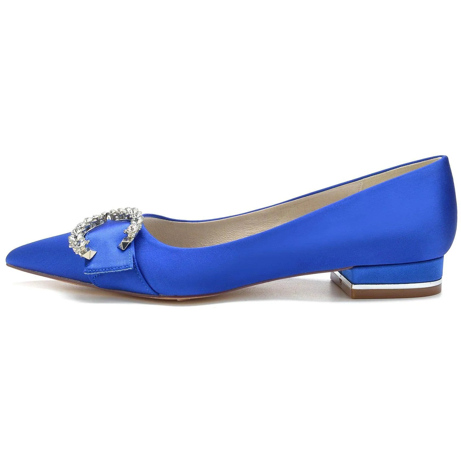 Flat Heel 2.5cm Silk-Like Shoes CK0245