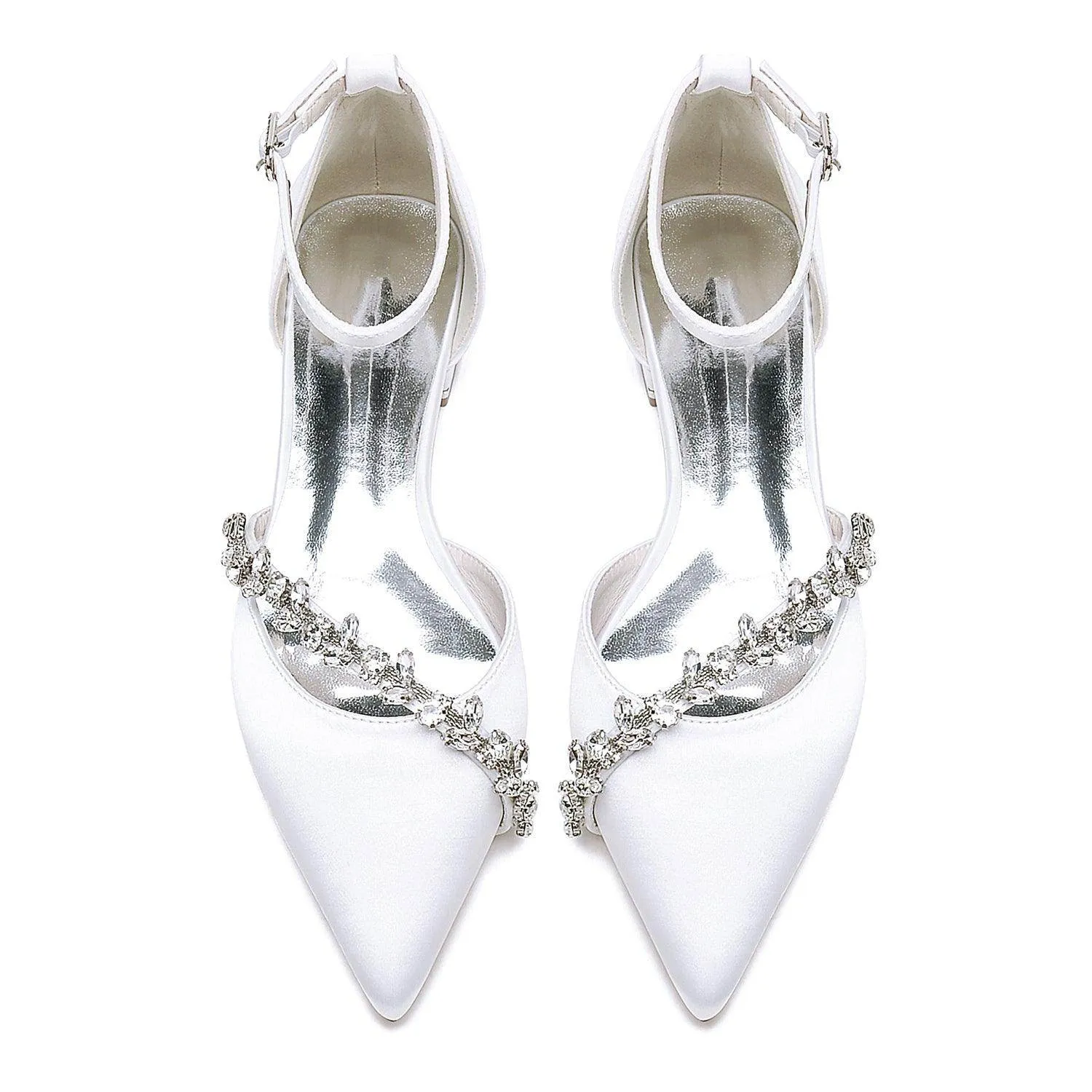 Flat Heel 2.5cm Silk-Like Shoes CK0431