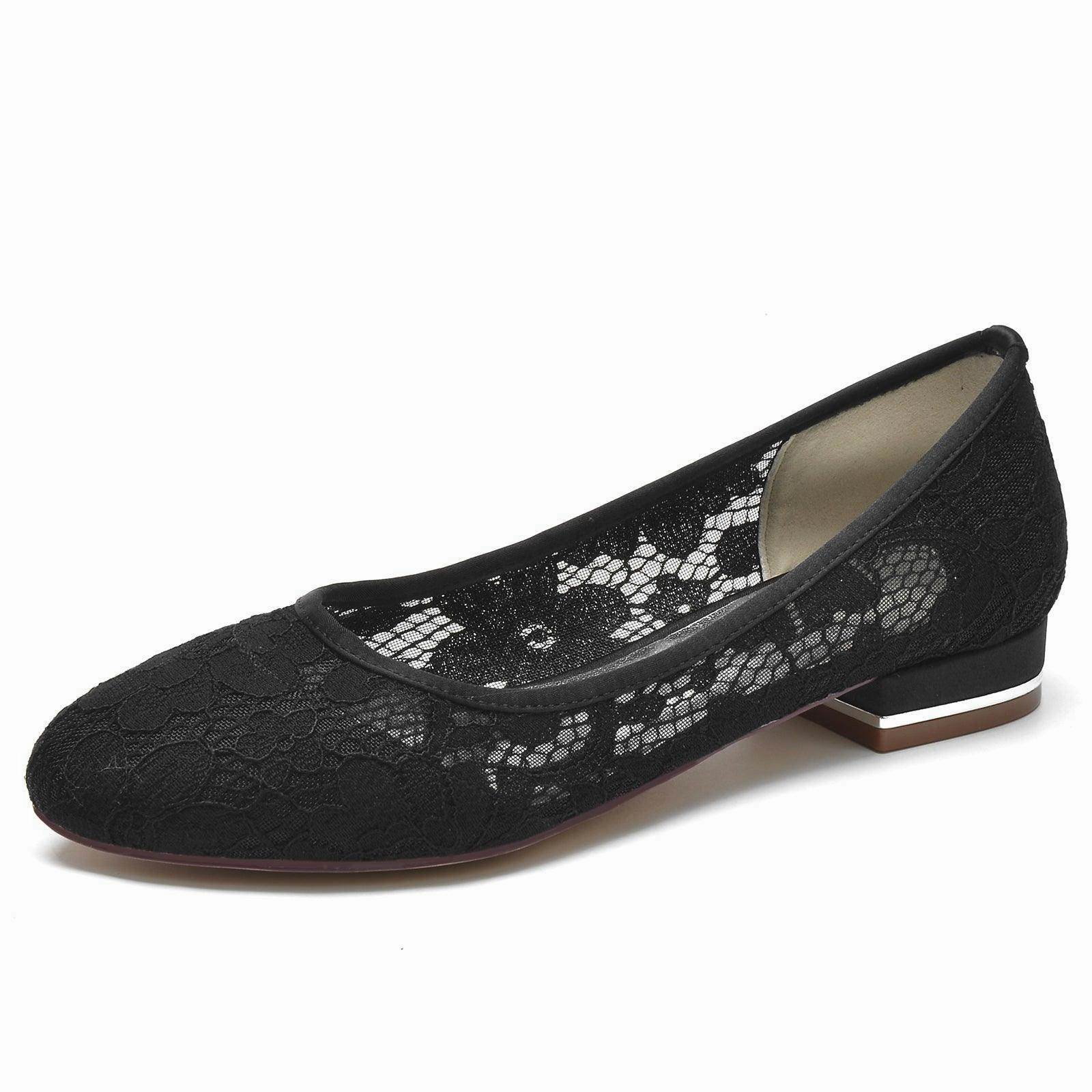 Flat Heel 2.5cm Lace Shoes CK0281