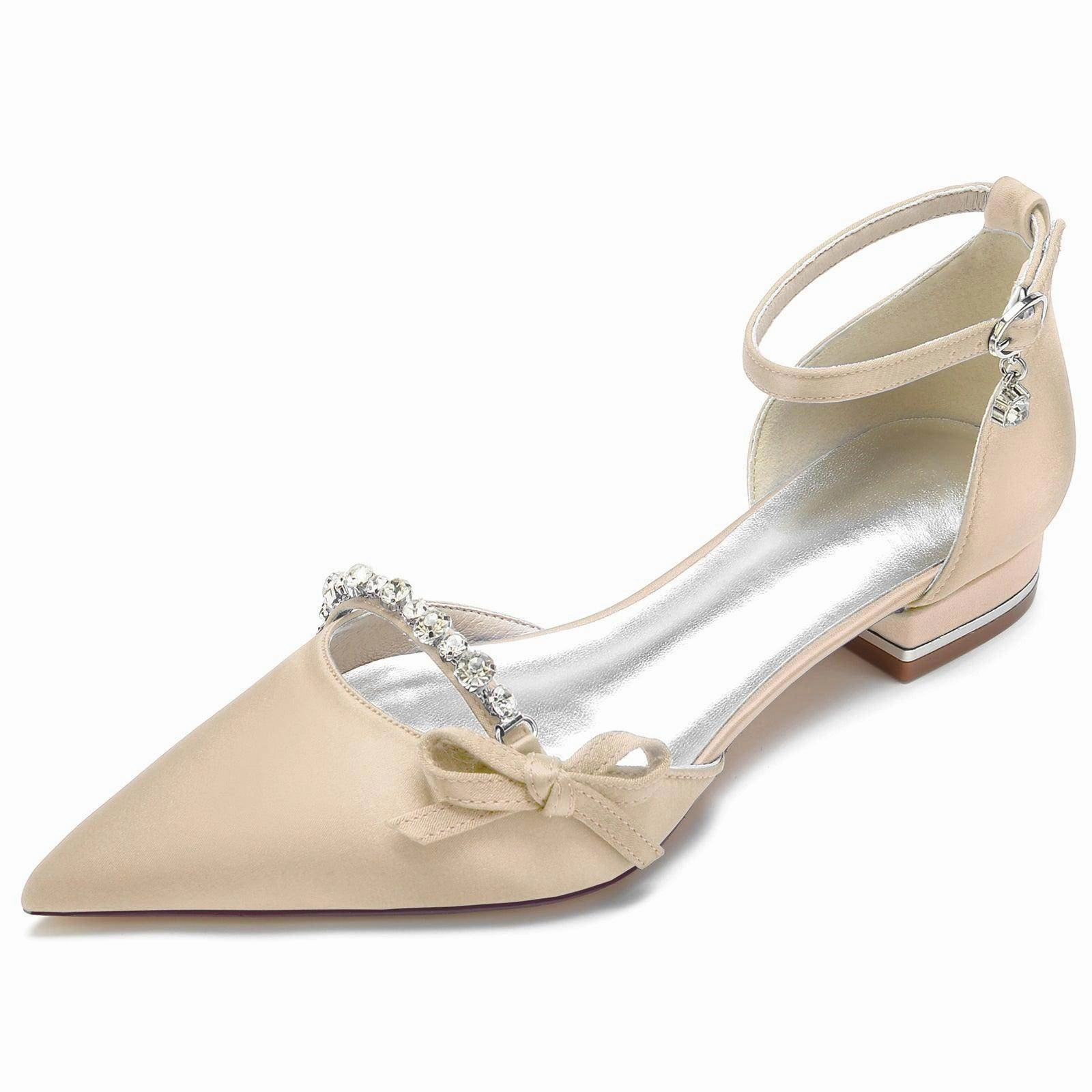 Flat Heel 2.5cm Silk-Like Shoes CK0251