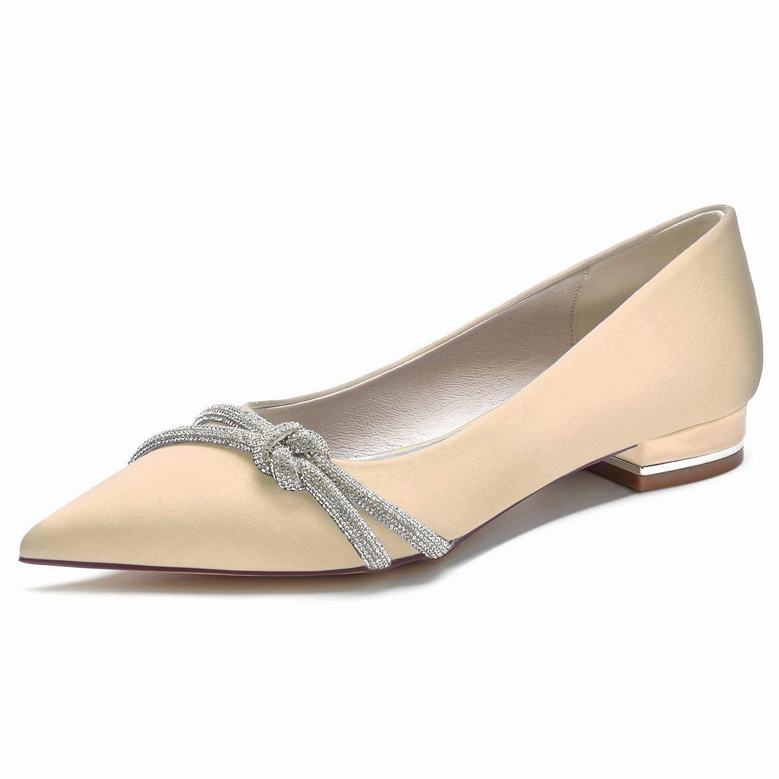 Flat Heel 2.5cm Silk-Like Shoes CK0366