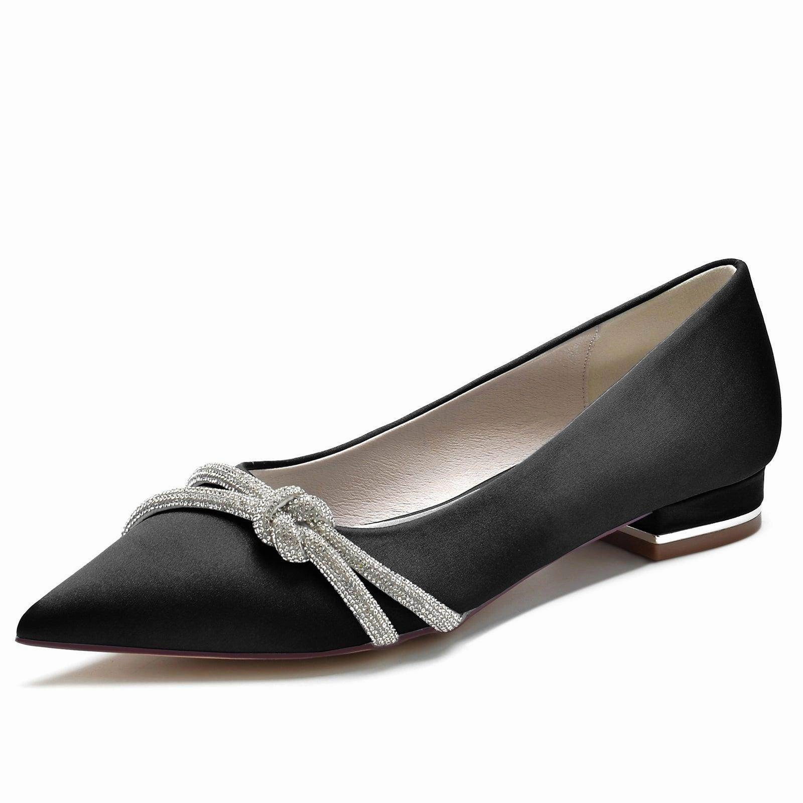 Flat Heel 2.5cm Silk-Like Shoes CK0366
