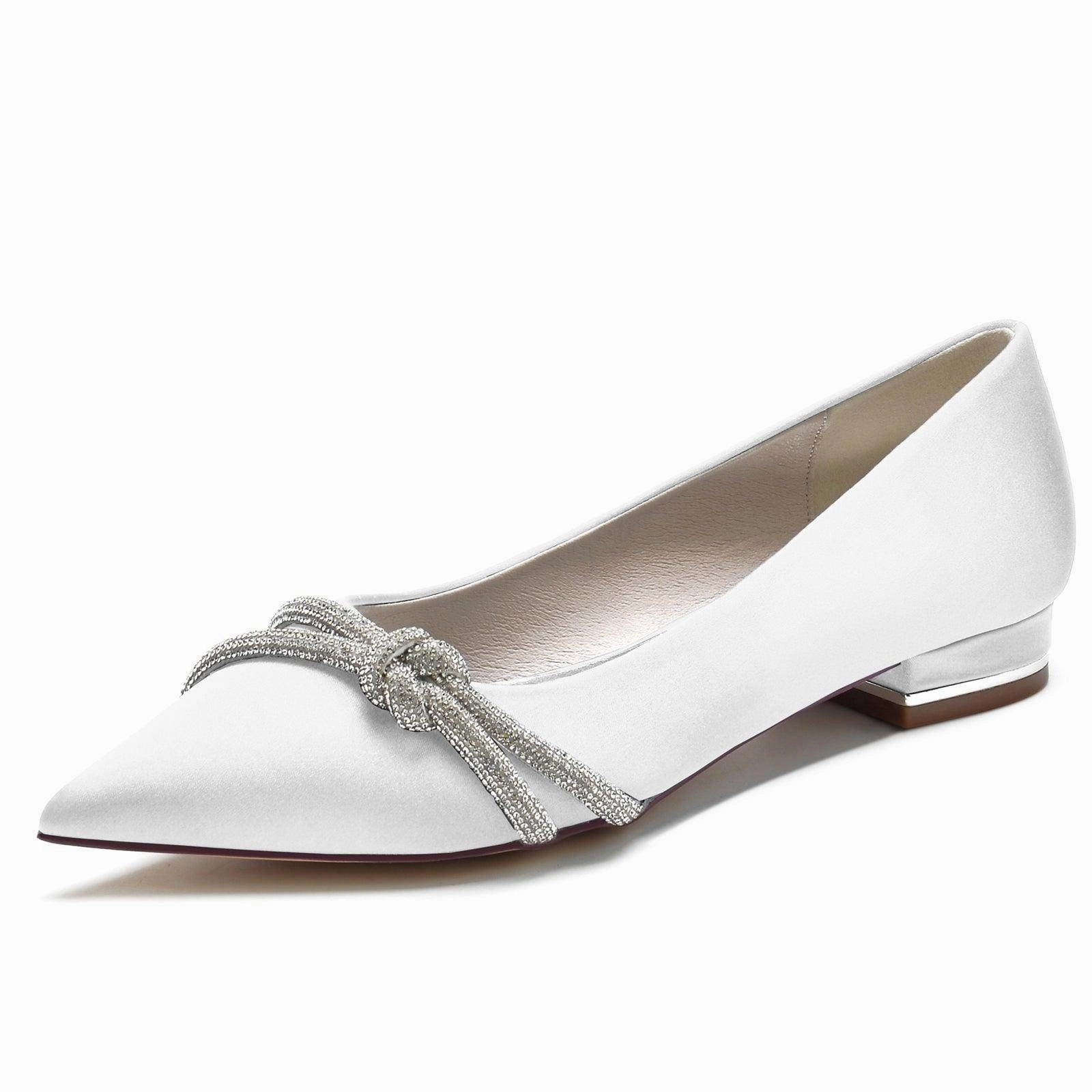 Flat Heel 2.5cm Silk-Like Shoes CK0366
