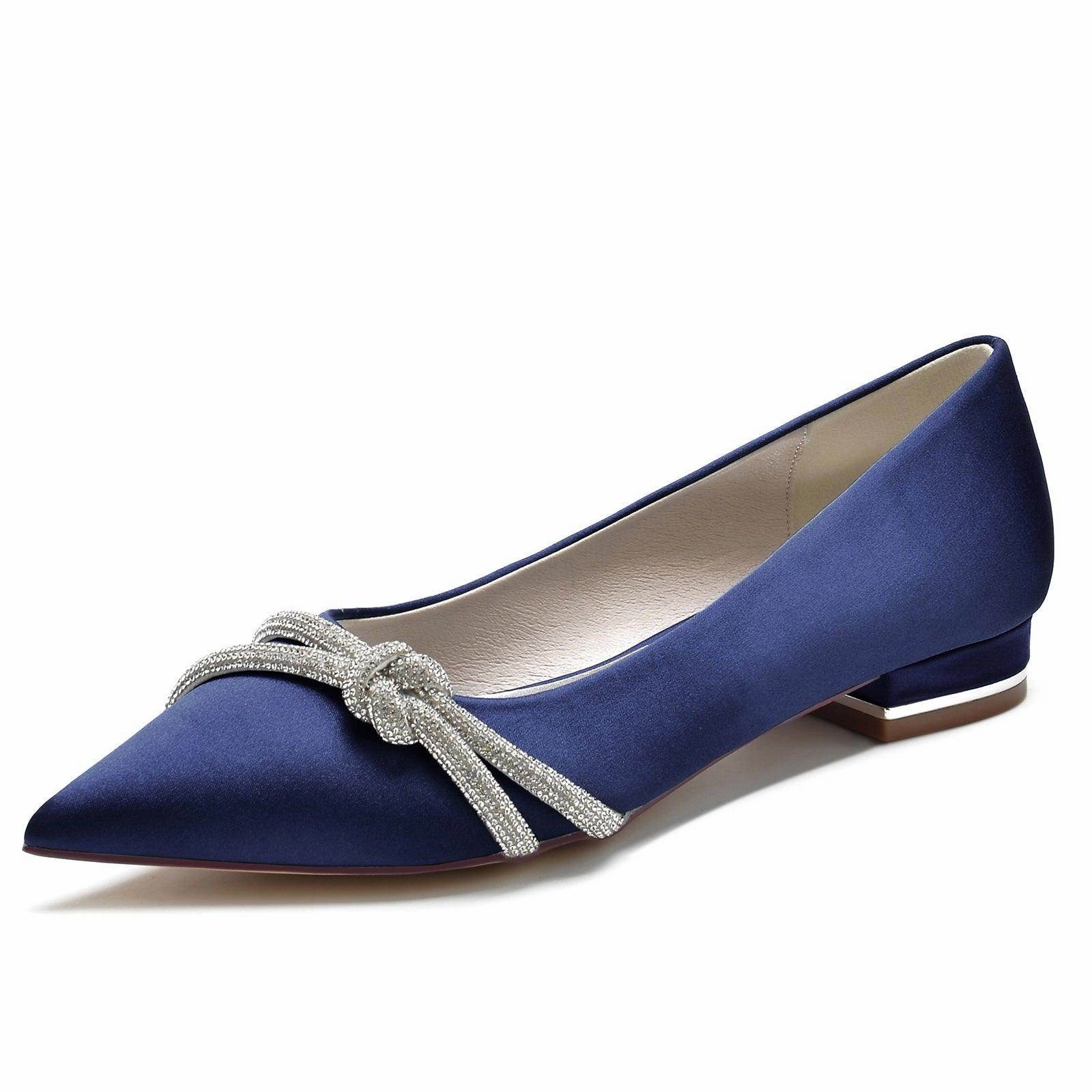 Flat Heel 2.5cm Silk-Like Shoes CK0366