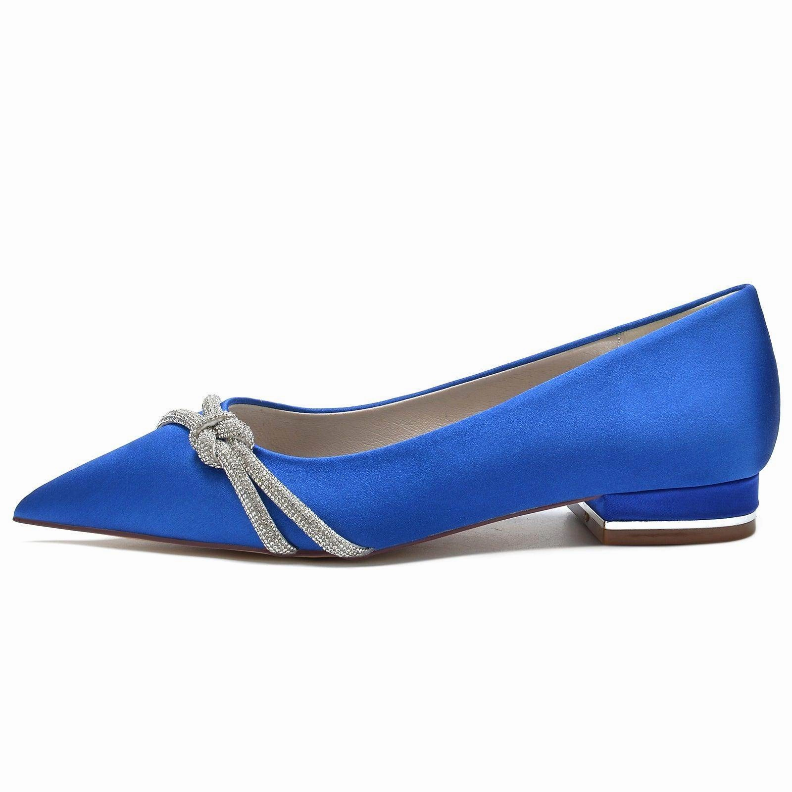 Flat Heel 2.5cm Silk-Like Shoes CK0366