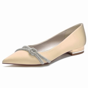 Flat Heel 2.5cm Silk-Like Shoes CK0366