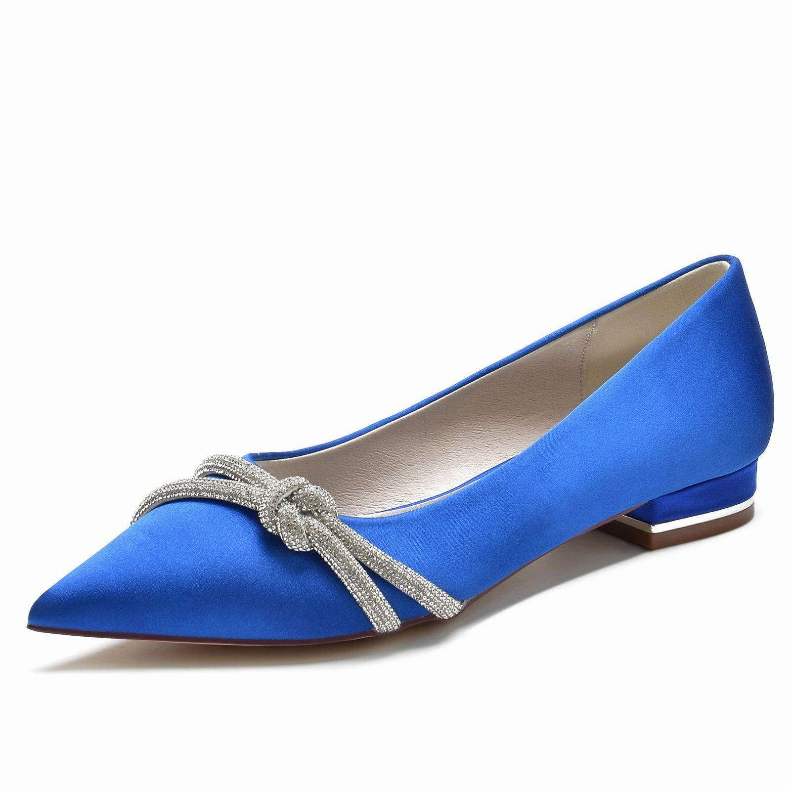 Flat Heel 2.5cm Silk-Like Shoes CK0366