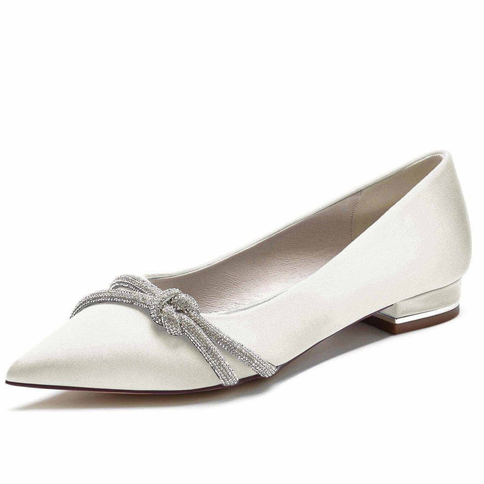 Flat Heel 2.5cm Silk-Like Shoes CK0366