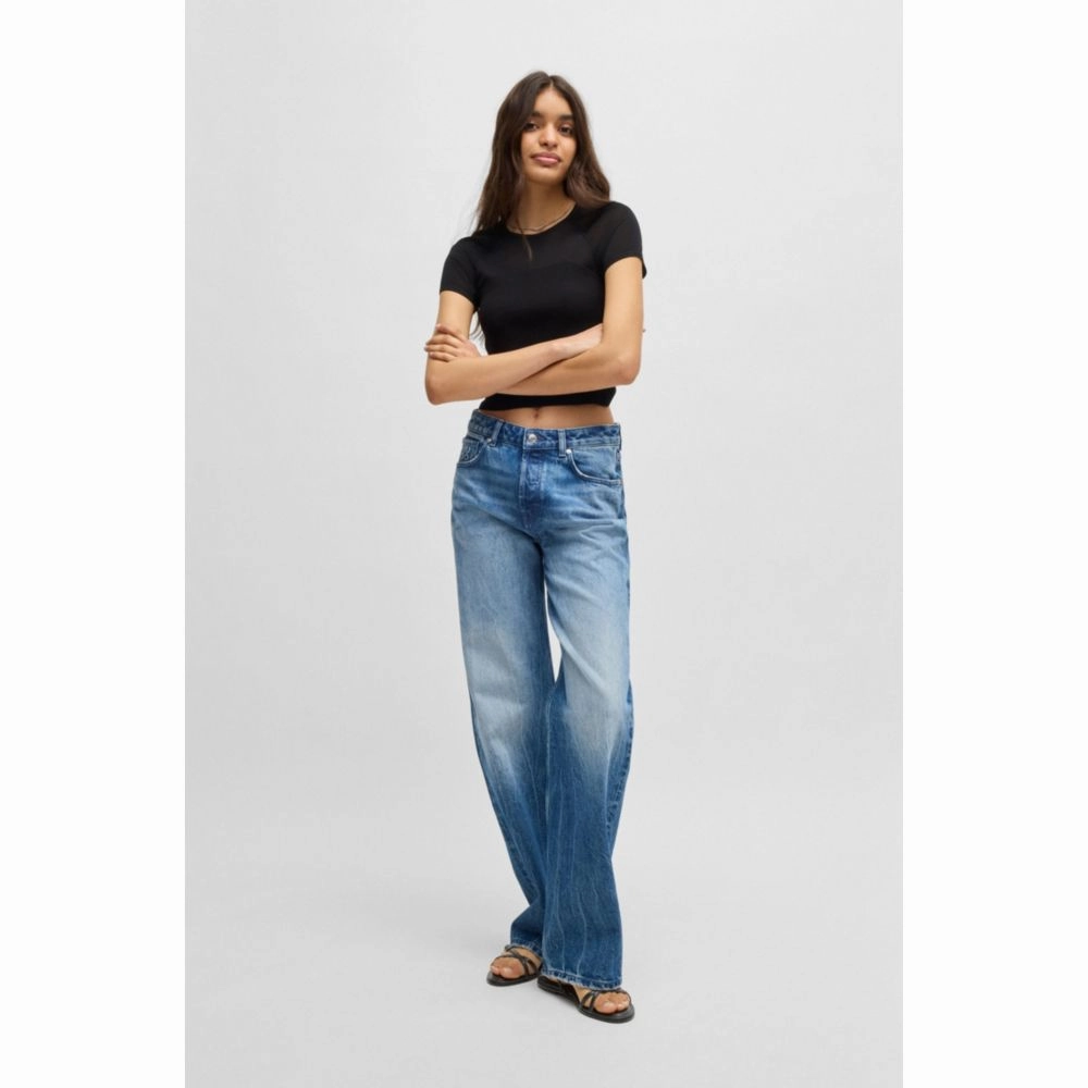 Flat sandals in nappa leather with logo buckles