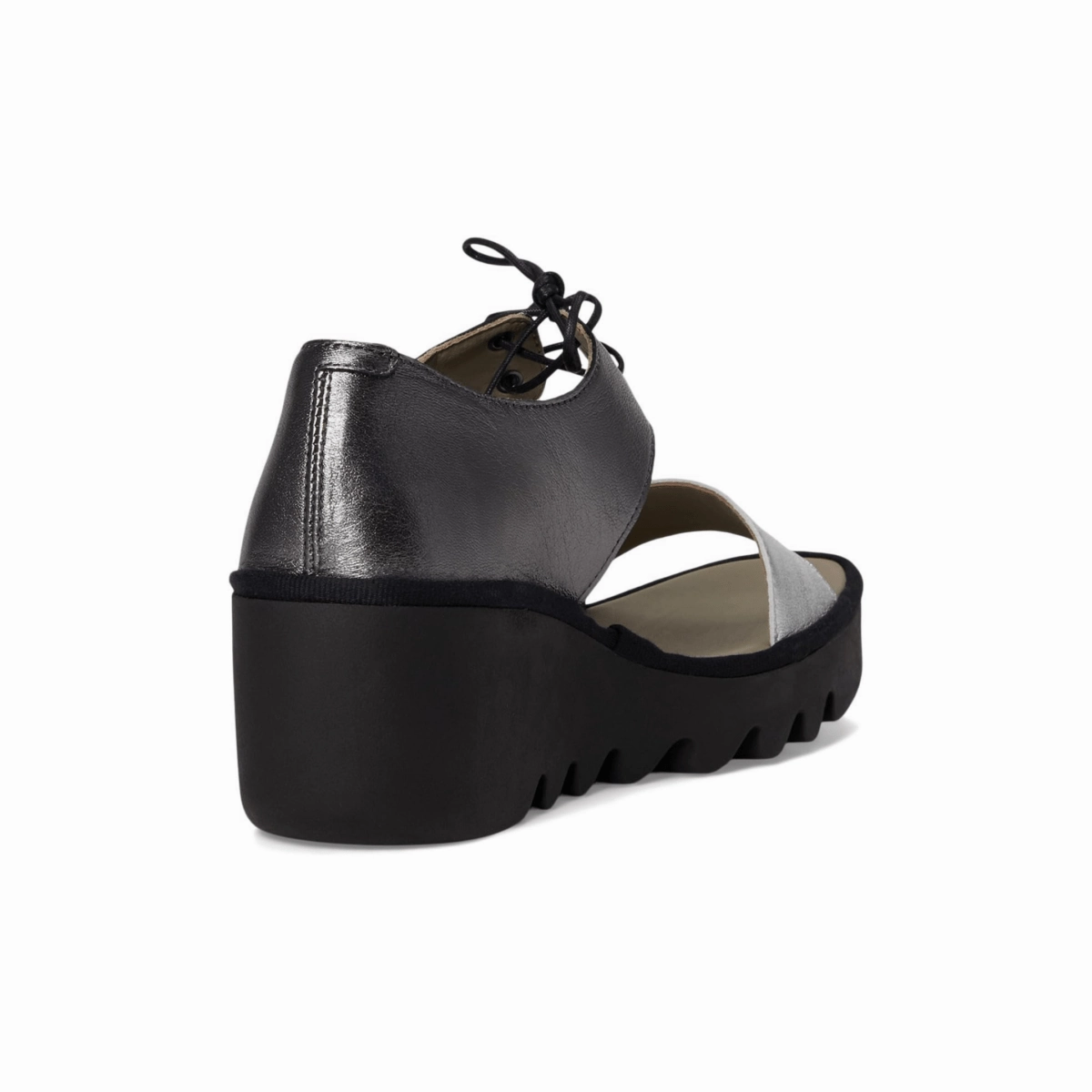 Fly London Women's BILU465 Silver/Graphite