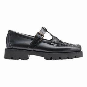 G.H. Bass Women's Fisherman Mary Jane Black