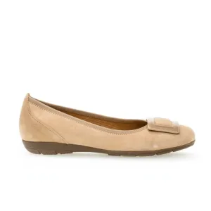 Gabor Women's 54.164.12 Buckle Ballet Flat - Caramel